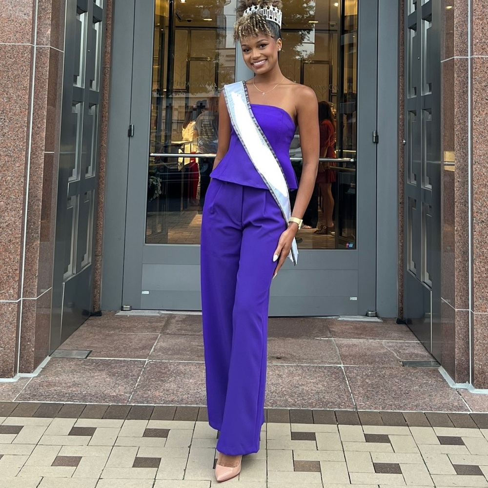Purple Two-piece Set